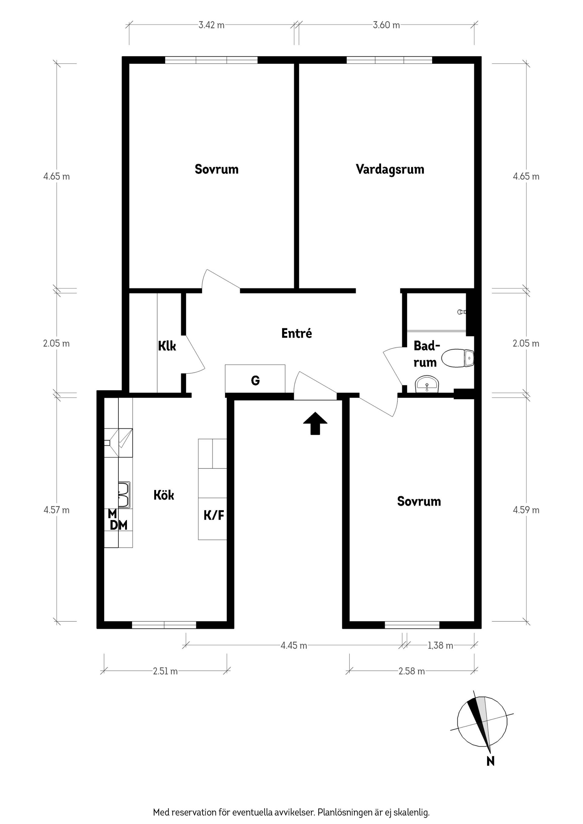 Bostadsrätt, Brunkebergsgatan 3G, Lunden, Göteborg