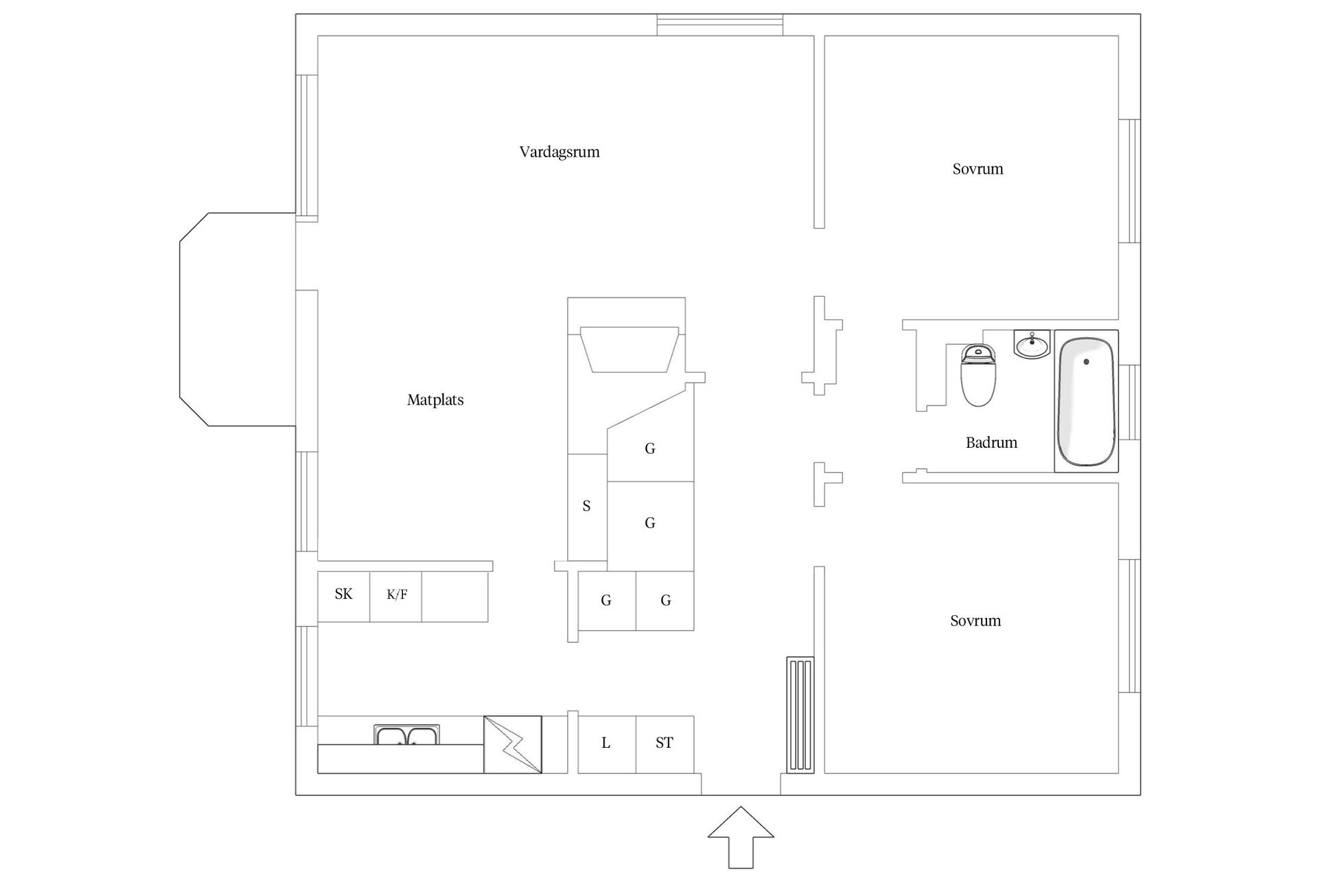 Bostadsrätt, Paternostervägen 100, Hammarbyhöjden, Stockholm