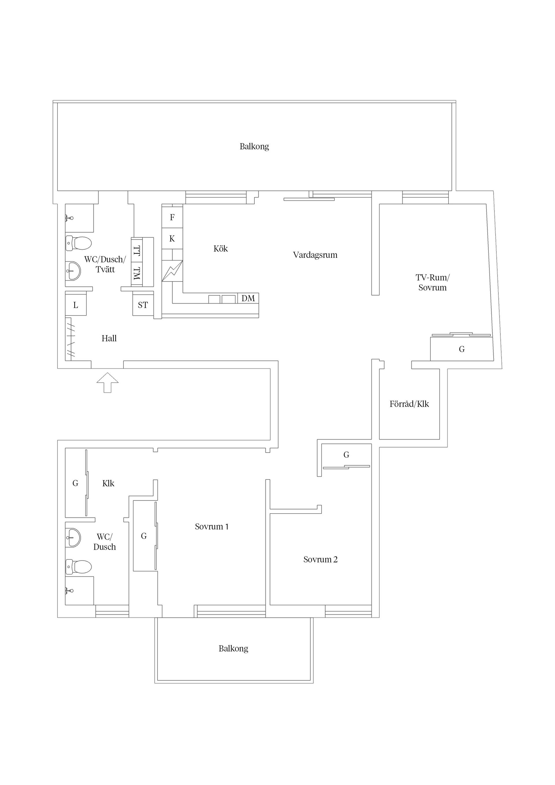 Bostadsrätt, Fregattgatan 2A, Centralt, Sundsvall