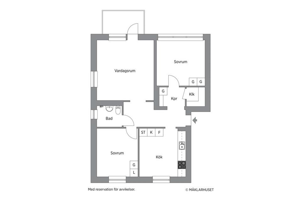 Bostadsrätt, Skyttegatan 1 A, Haga, Västerås