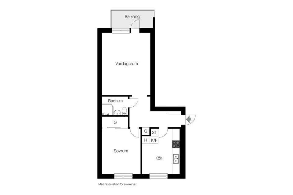 Bostadsrätt, Värmlandsgatan 27c, Centralt / Norrby, Borås