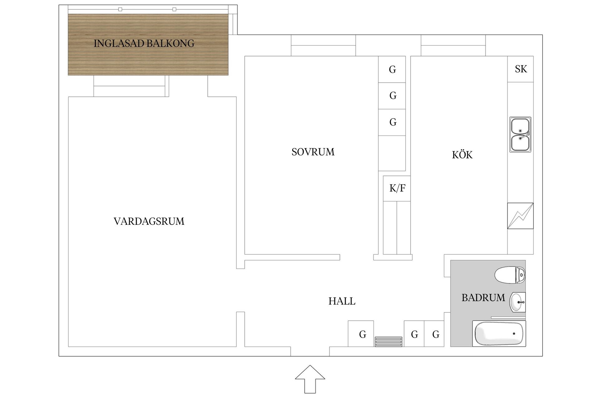 Bostadsrätt, Södervärnsgatan 3C, Möllevången, Malmö