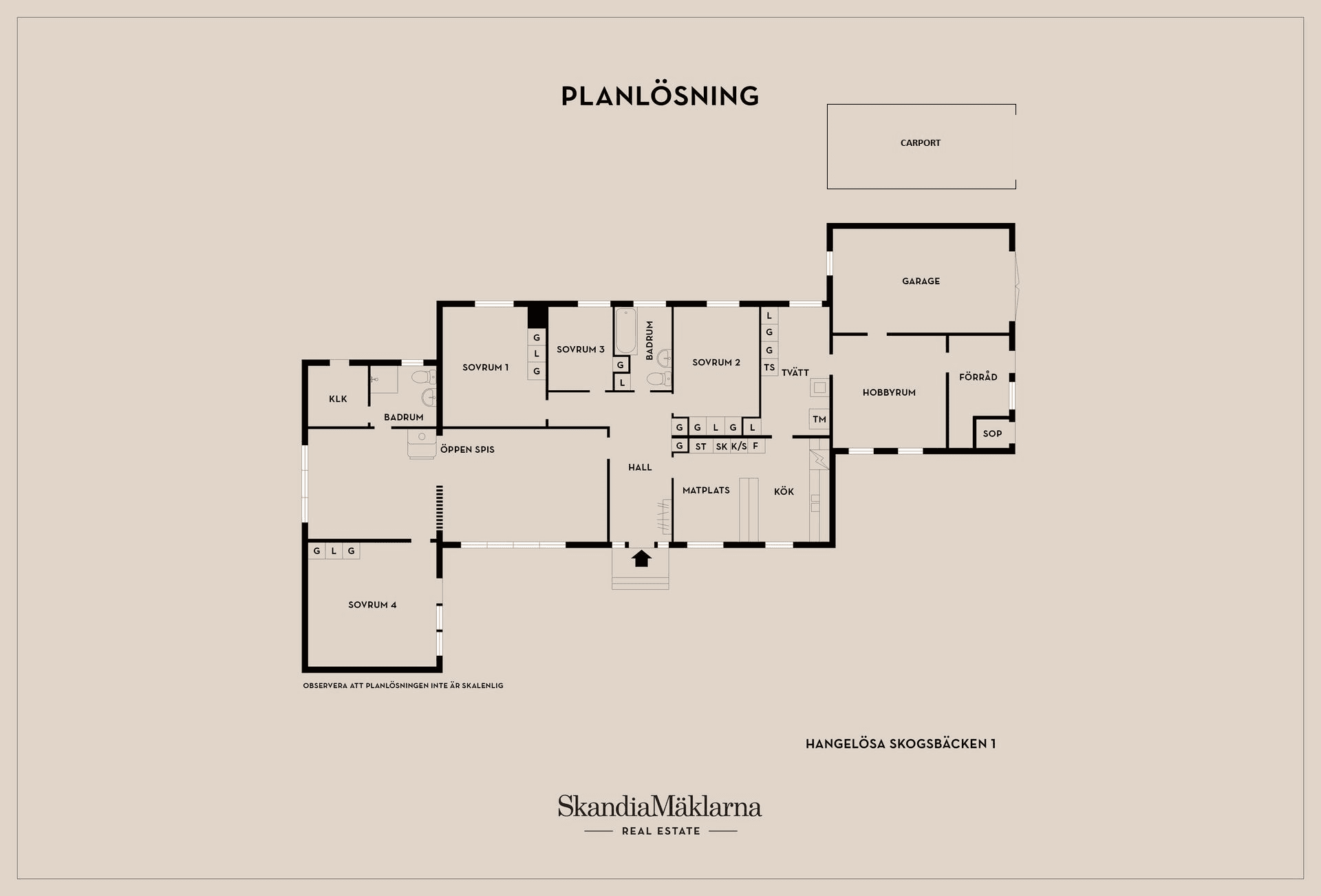 Villa, Hangelösa Skogsbäcken 1, Götene