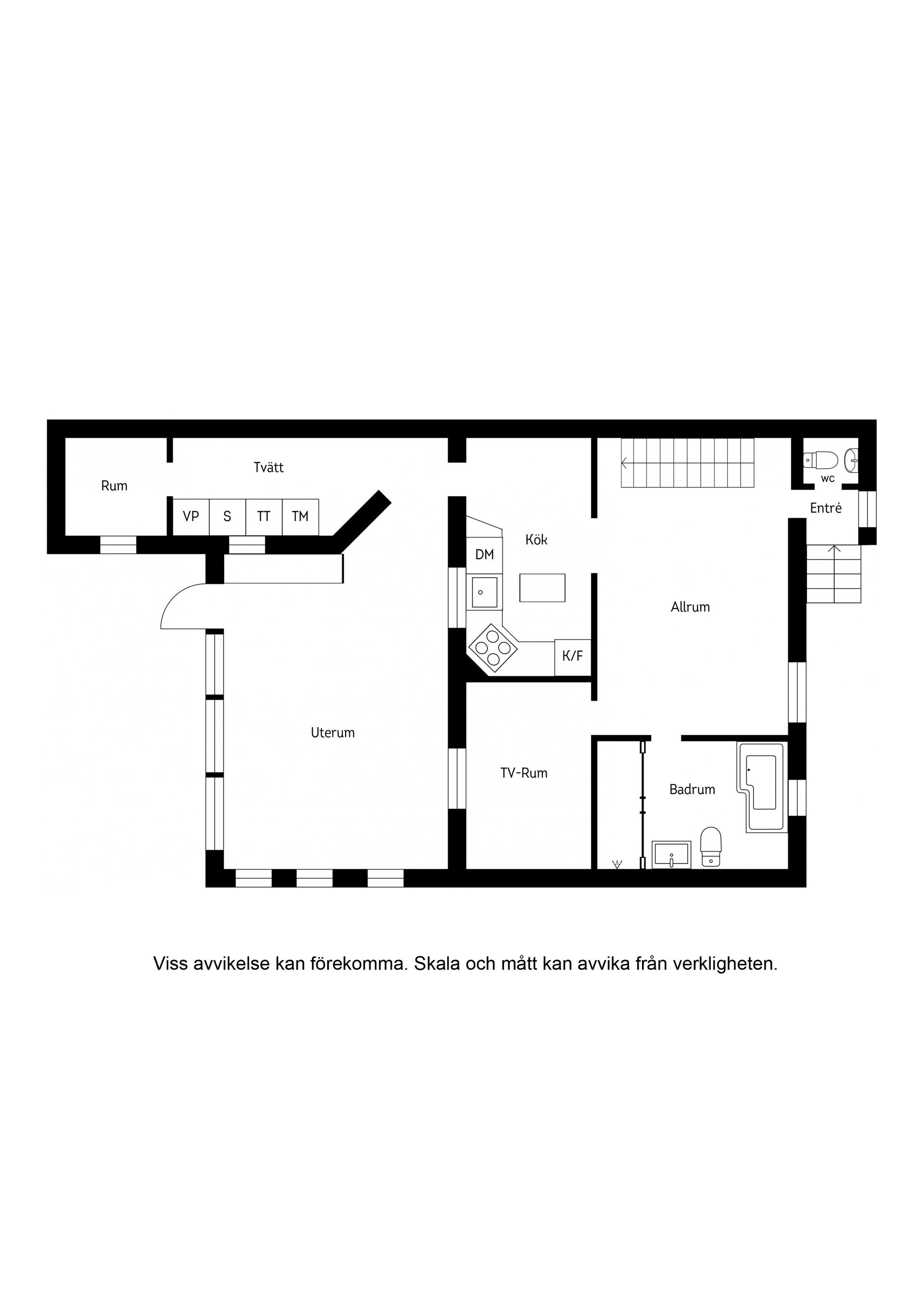 Villa, Radhus, Kvarngatan 38, Västra Egna hem, Trelleborg