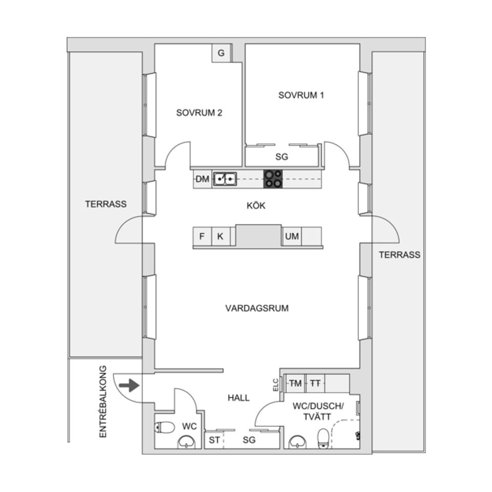 Bostadsrätt, Slakthusgatan 7, Södra Munksjön/Skeppsbron, Jönköping