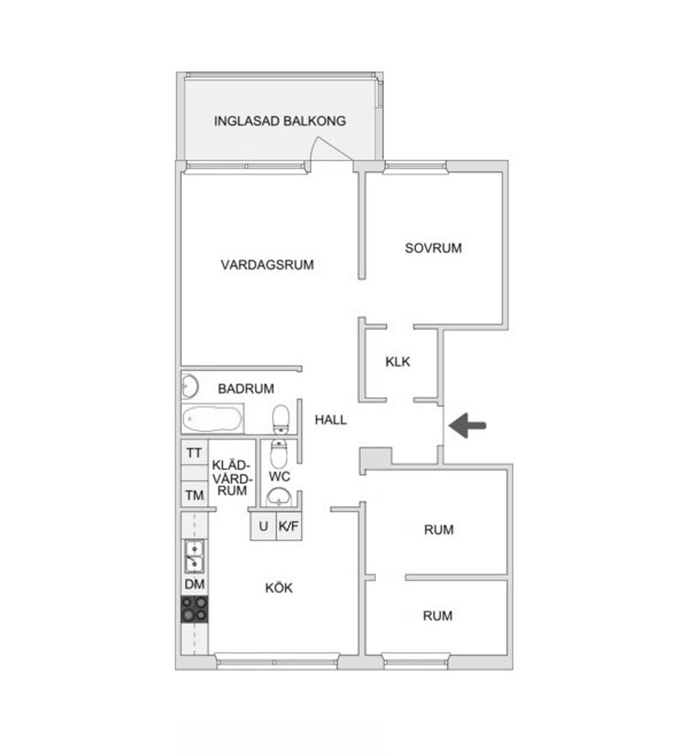 Bostadsrätt, Kransvägen 200, Trandared, Borås
