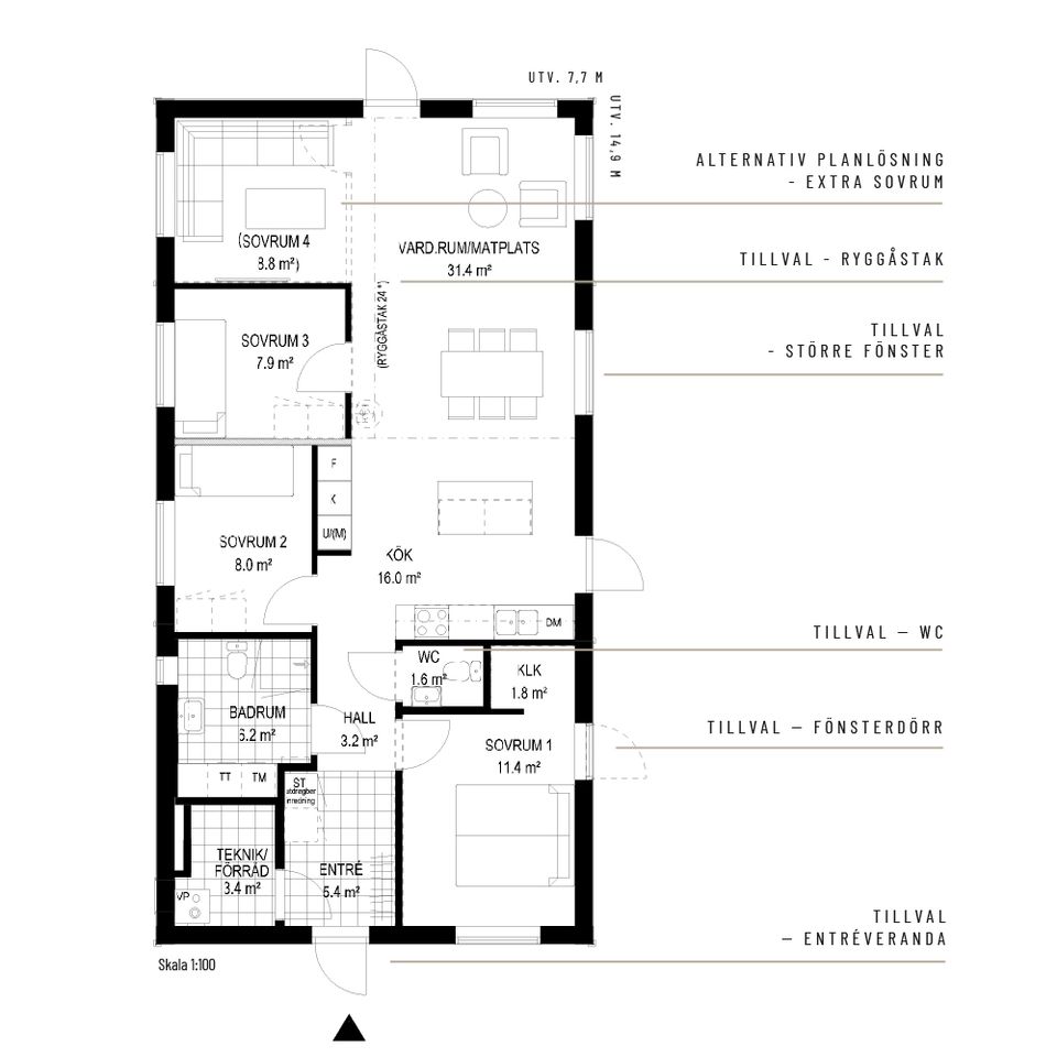 Villa, Fjuckby 1:71, Uppsala
