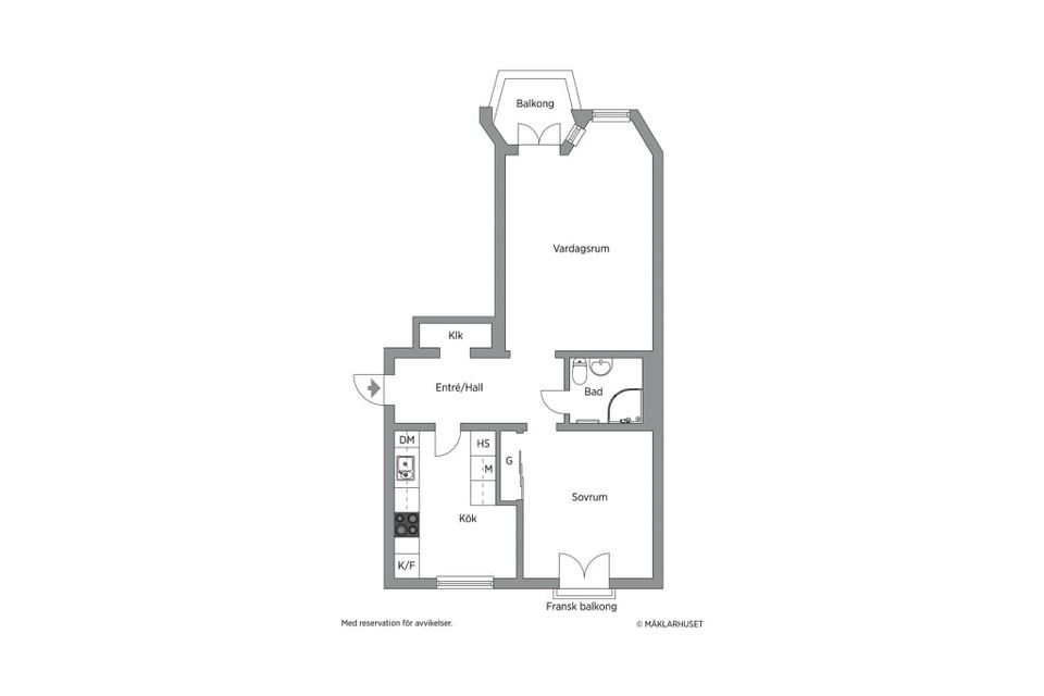 Bostadsrätt, Karl XI:s väg 23, Centrum, Halmstad