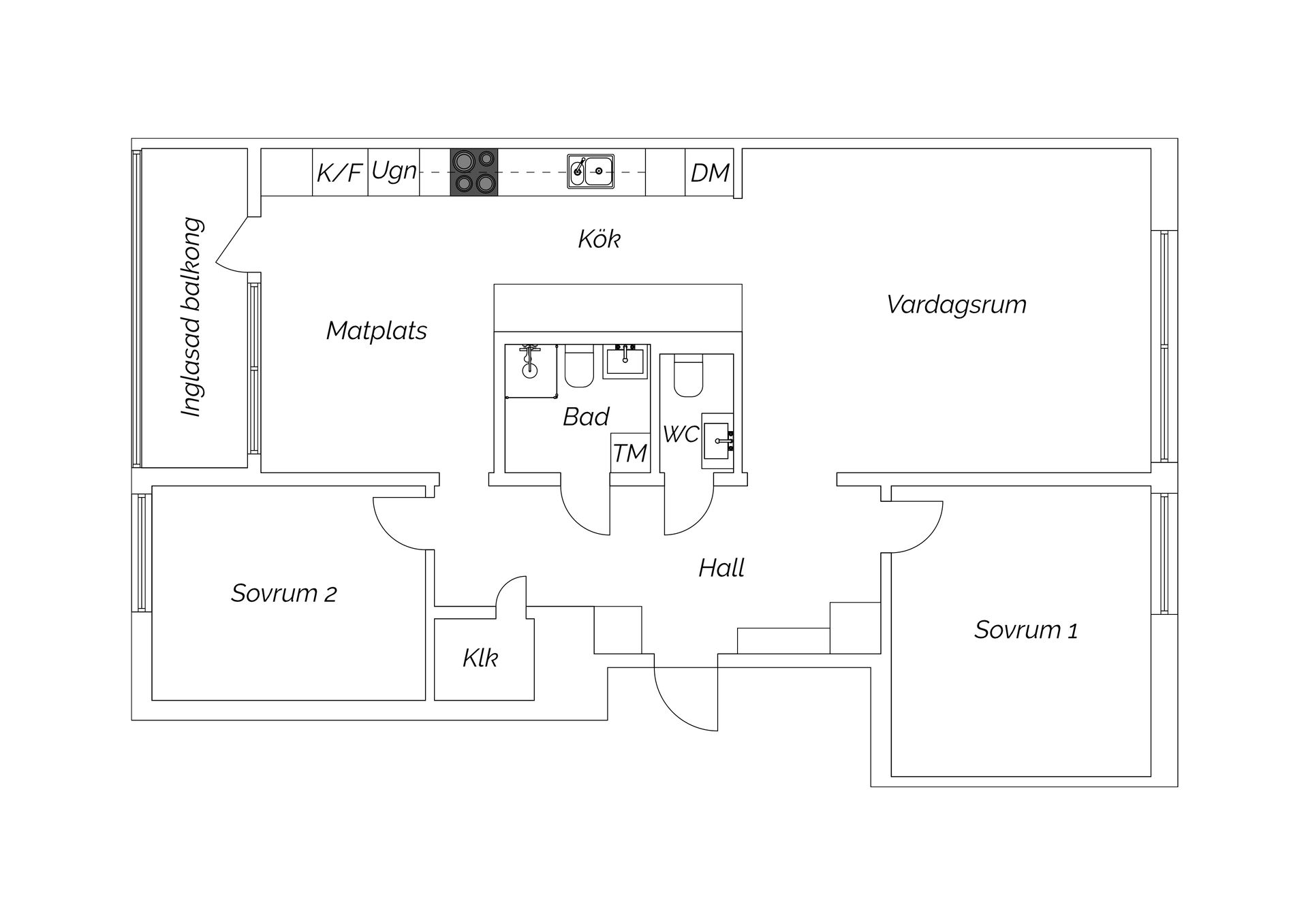 Bostadsrätt, Riddargatan 15B, Haga, Sundsvall