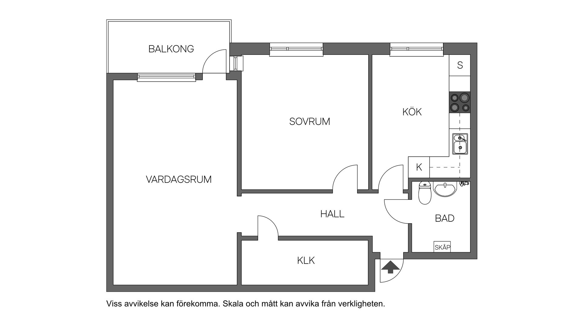 Bostadsrätt, Fristadsgatan 14E, Norr, Eskilstuna