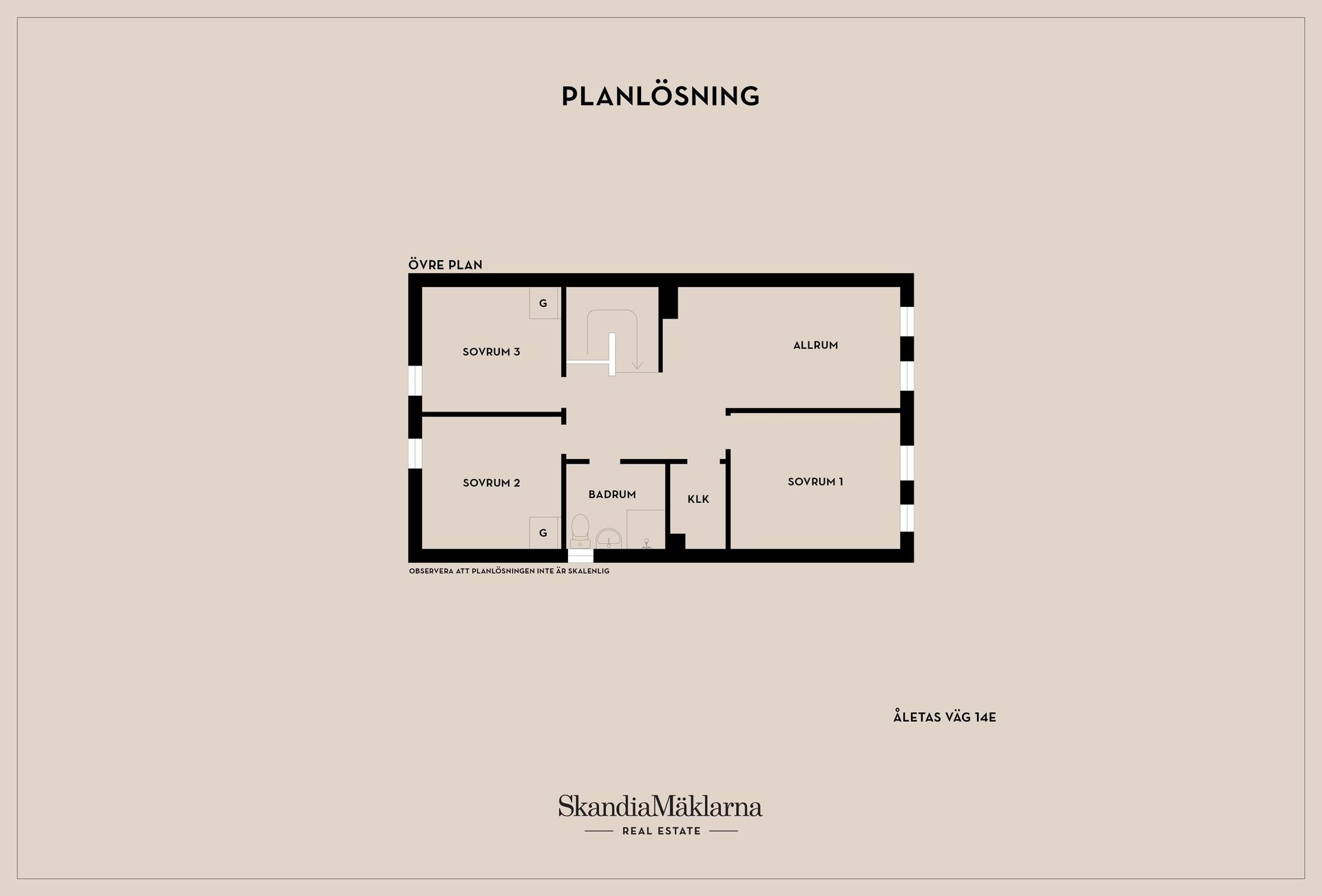 Radhus, Åletas Väg 14E, Skogstorp, Eskilstuna