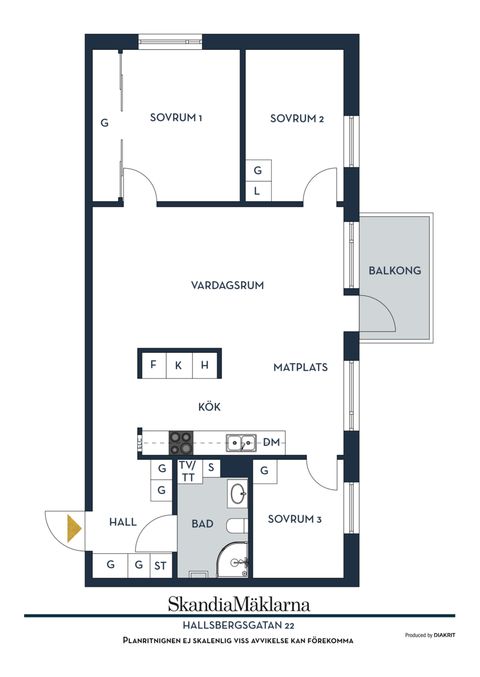 Bostadsrätt, Hallsbergsgatan 22, Älvsjöbadet - Hagsätra, Stockholm