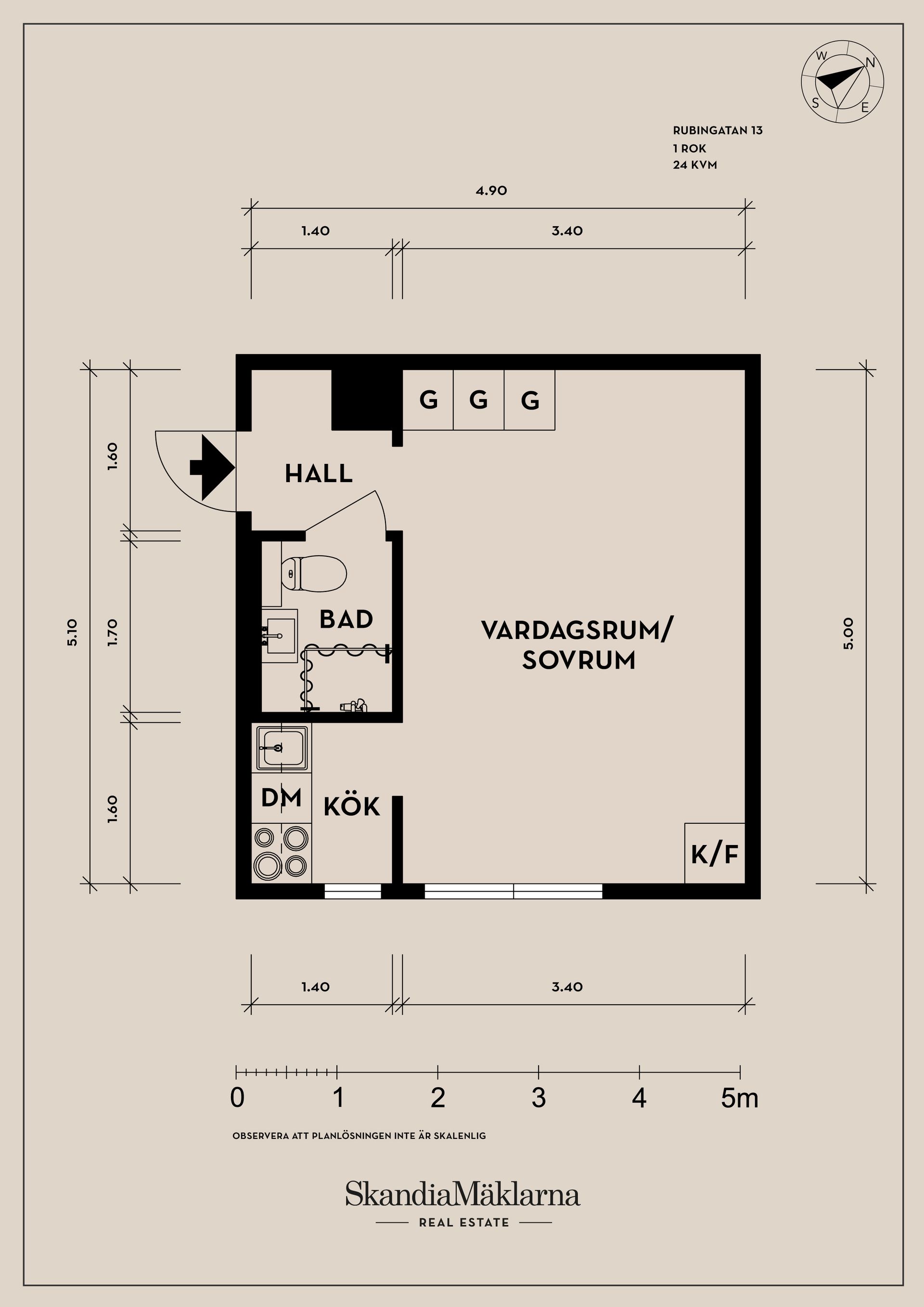 Bostadsrätt, Rubingatan 13, Göteborg