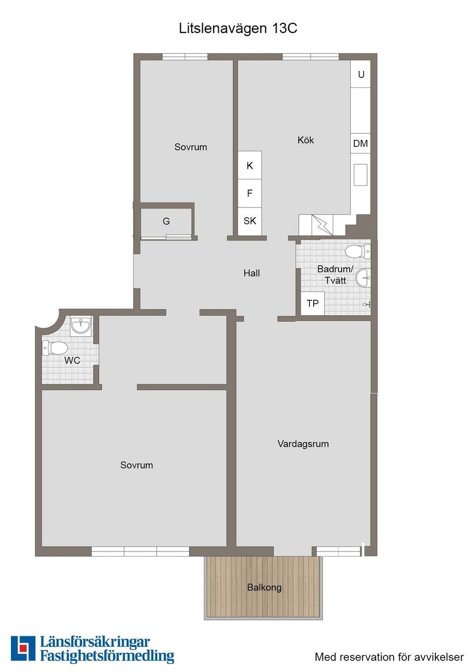 Bostadsrätt, Litslenavägen 13C, Fanna, Enköping