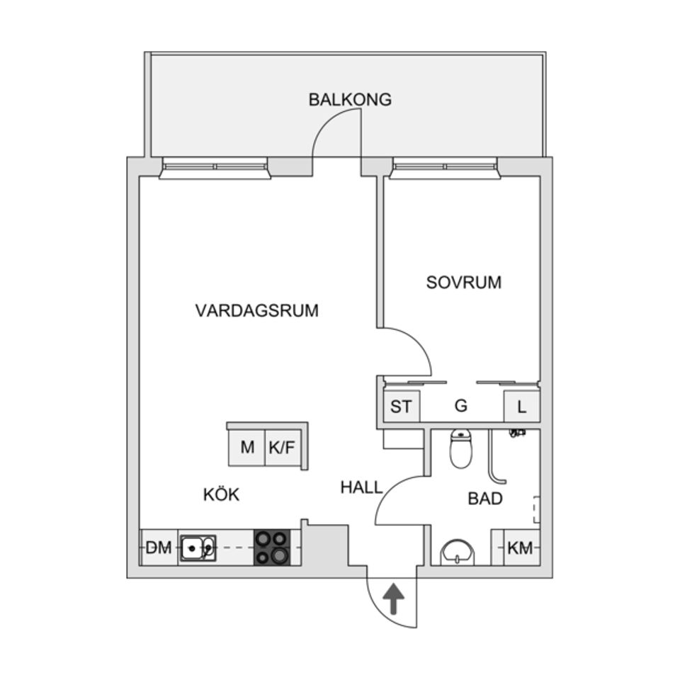 Bostadsrätt, Edagränd 3, Farsta, Stockholm