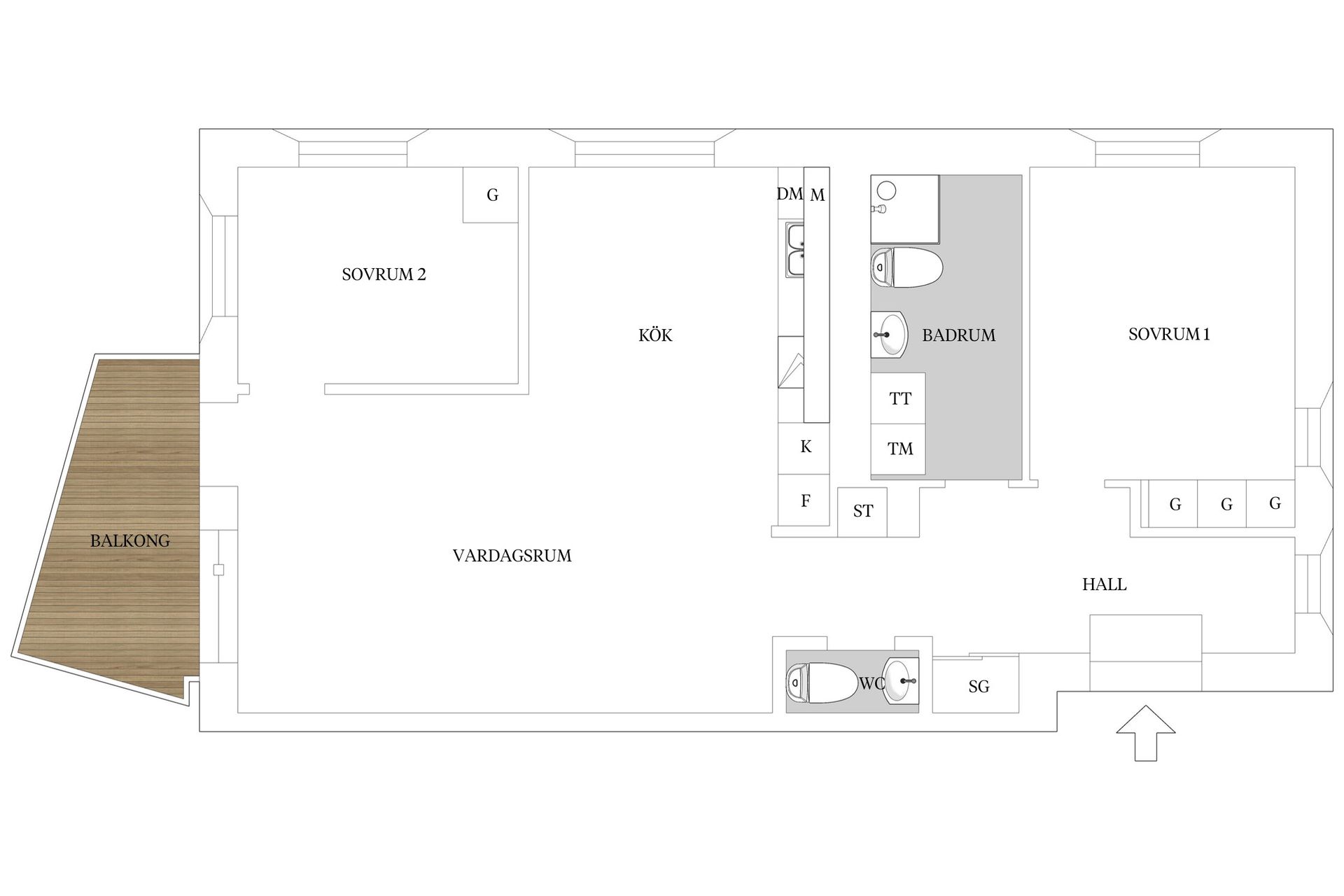 Bostadsrätt, Tärnvägen 8A, Väster, Lund