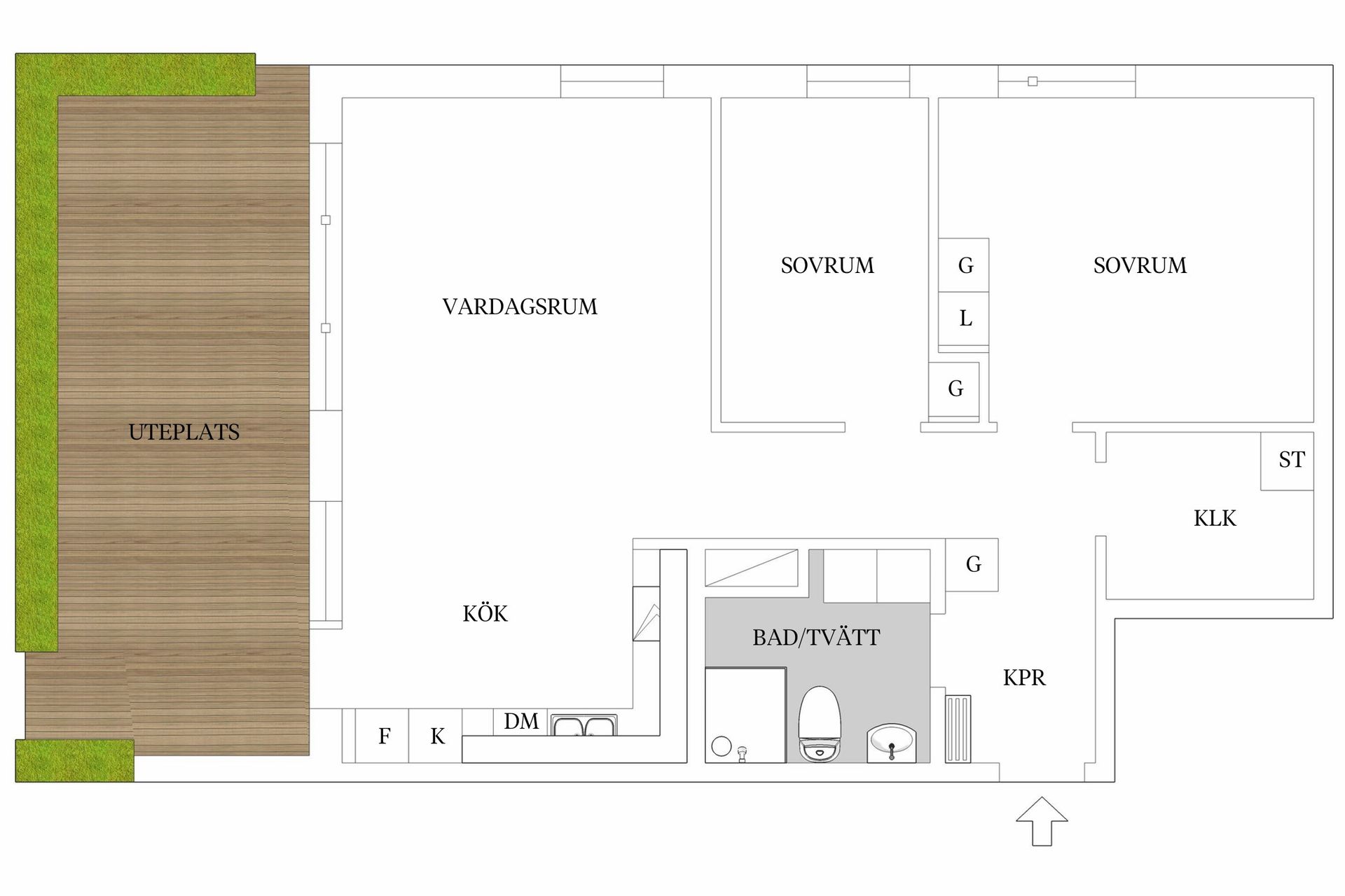 Bostadsrätt, Patentgatan 16, Gideonsberg, Västerås