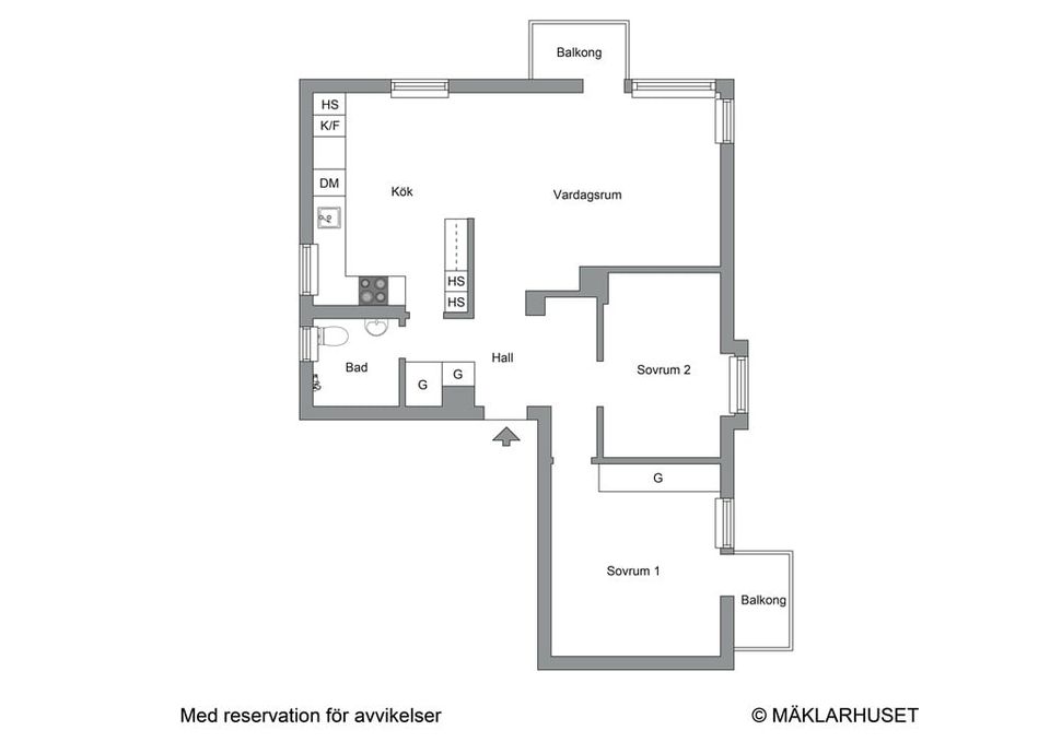 Bostadsrätt, Minnebergsvägen 5, Traneberg, Stockholm