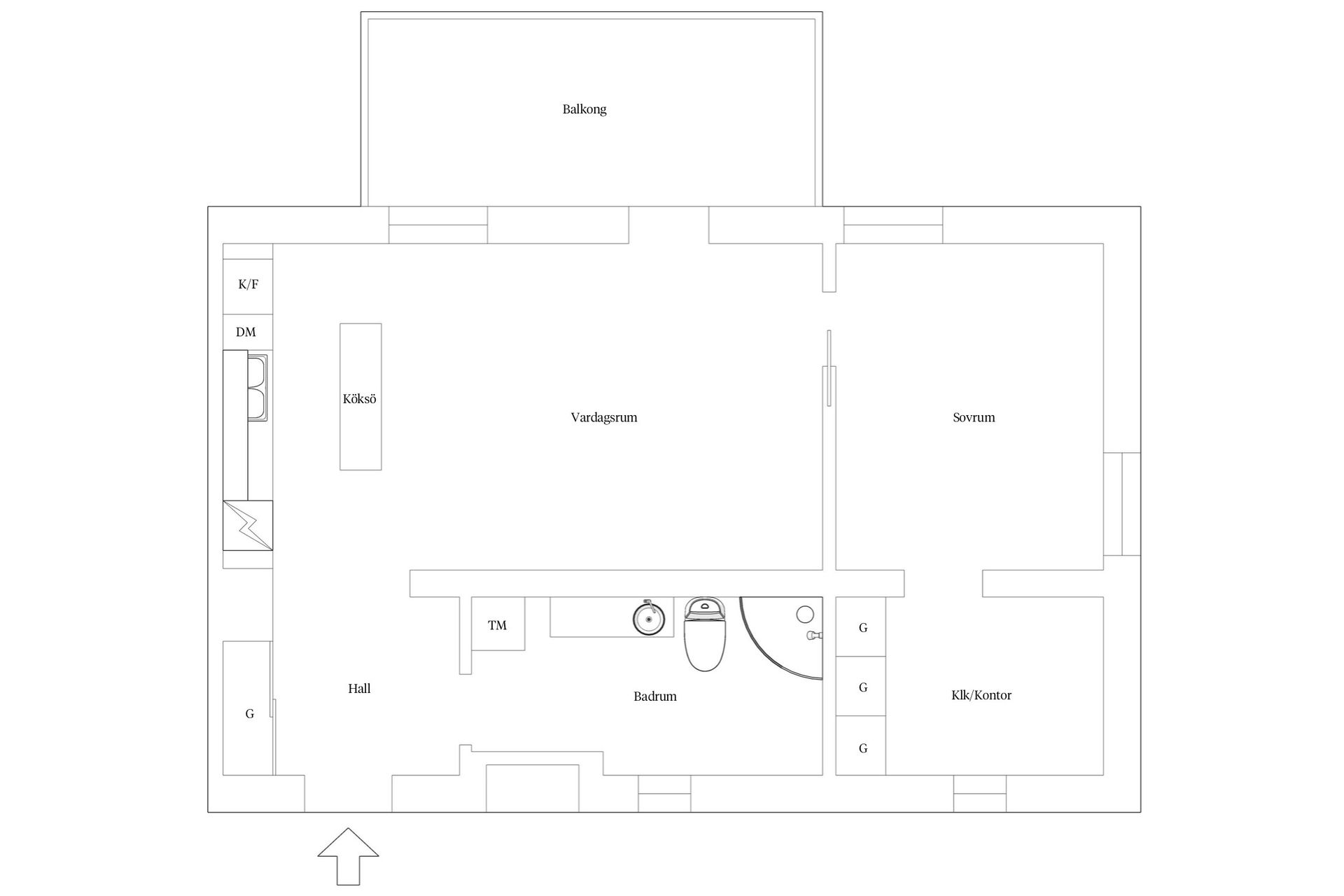 Bostadsrätt, Plutos gränd 9F, Östra Lugnet, Växjö