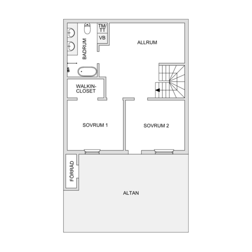 Villa, Radhus, Örnholmsbrinken 58, Johannesdal - Vårberg, Stockholm