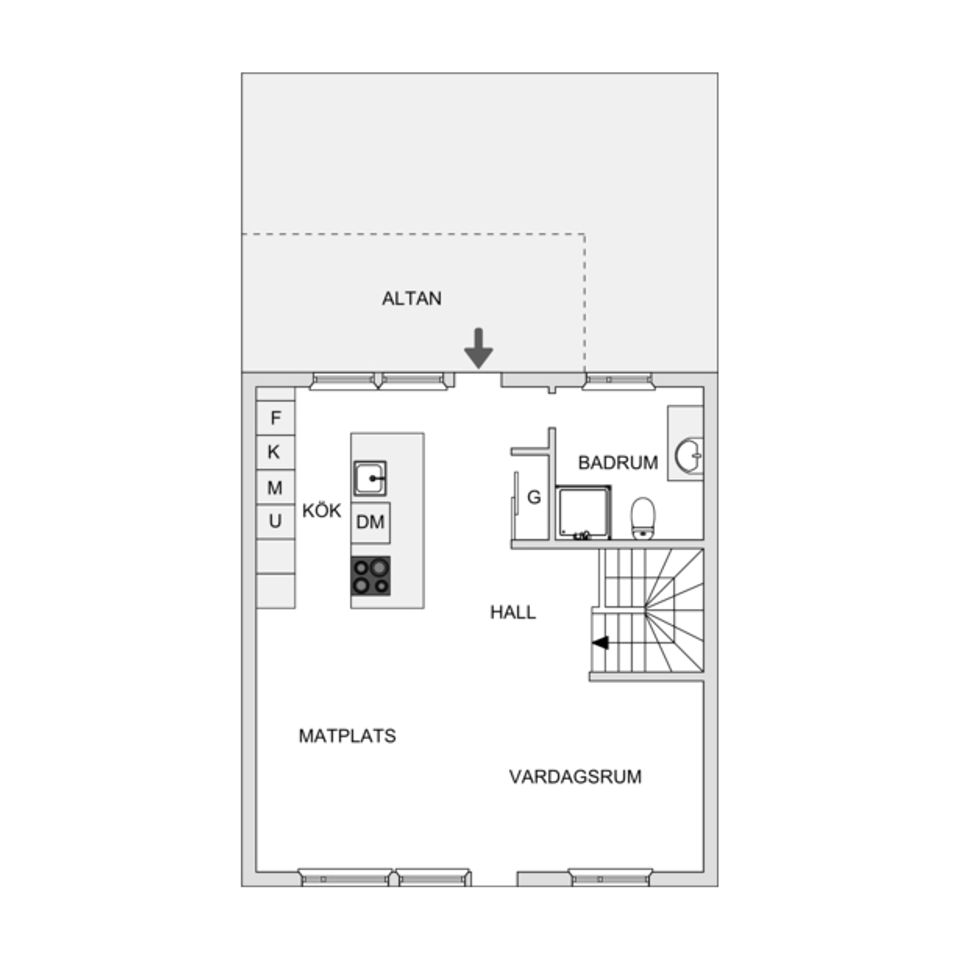 Villa, Radhus, Örnholmsbrinken 58, Johannesdal - Vårberg, Stockholm