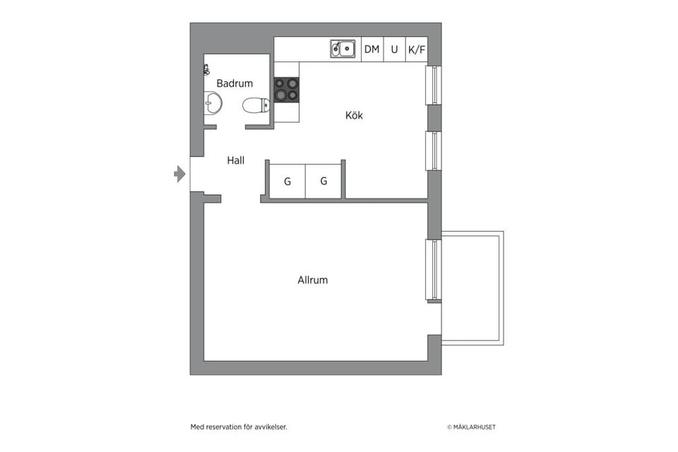 Bostadsrätt, Svartbäcksgatan 101B, Svartbäcken, Uppsala