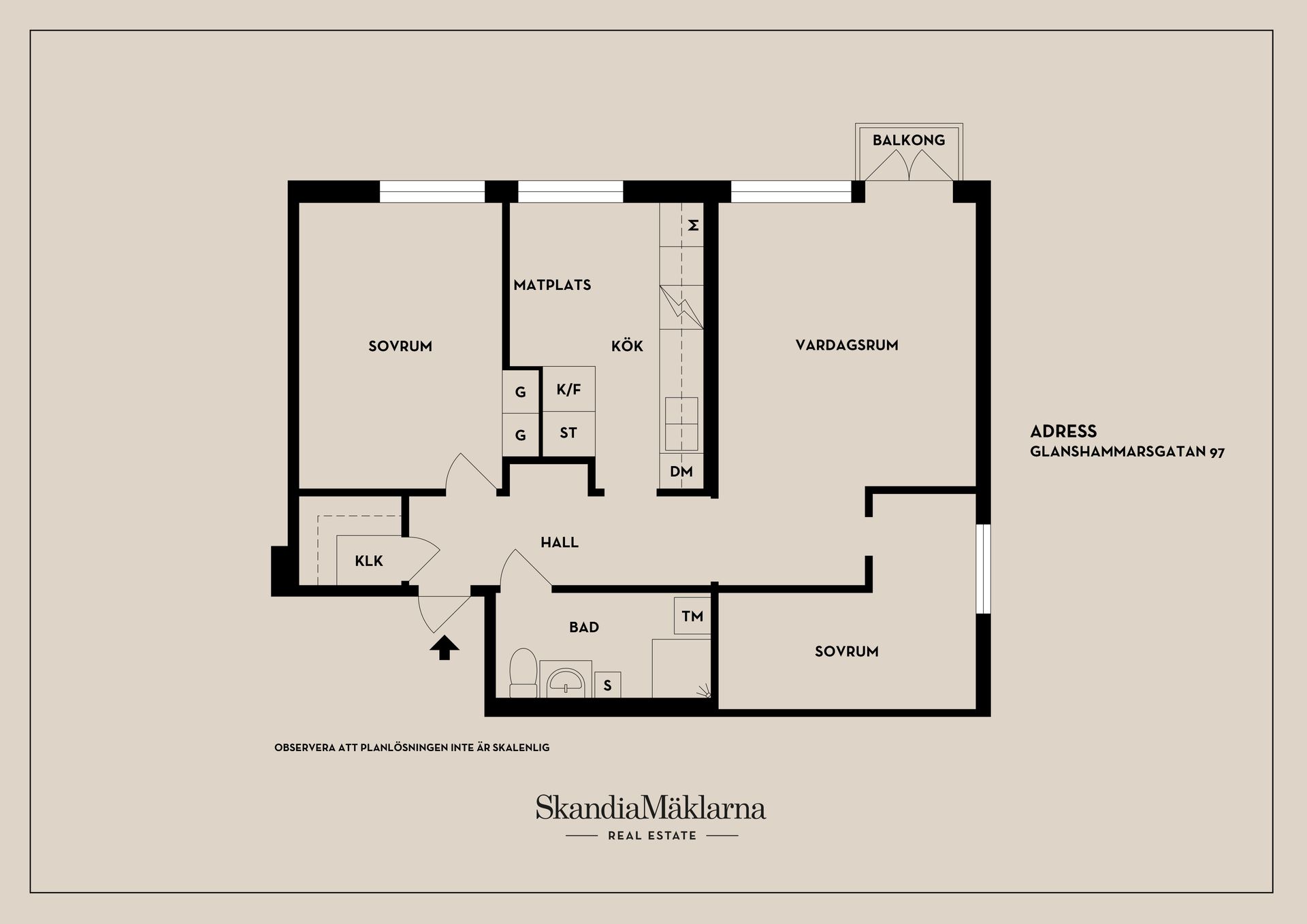 Bostadsrätt, Glanshammarsgatan 97, Ormkärr, Stockholm