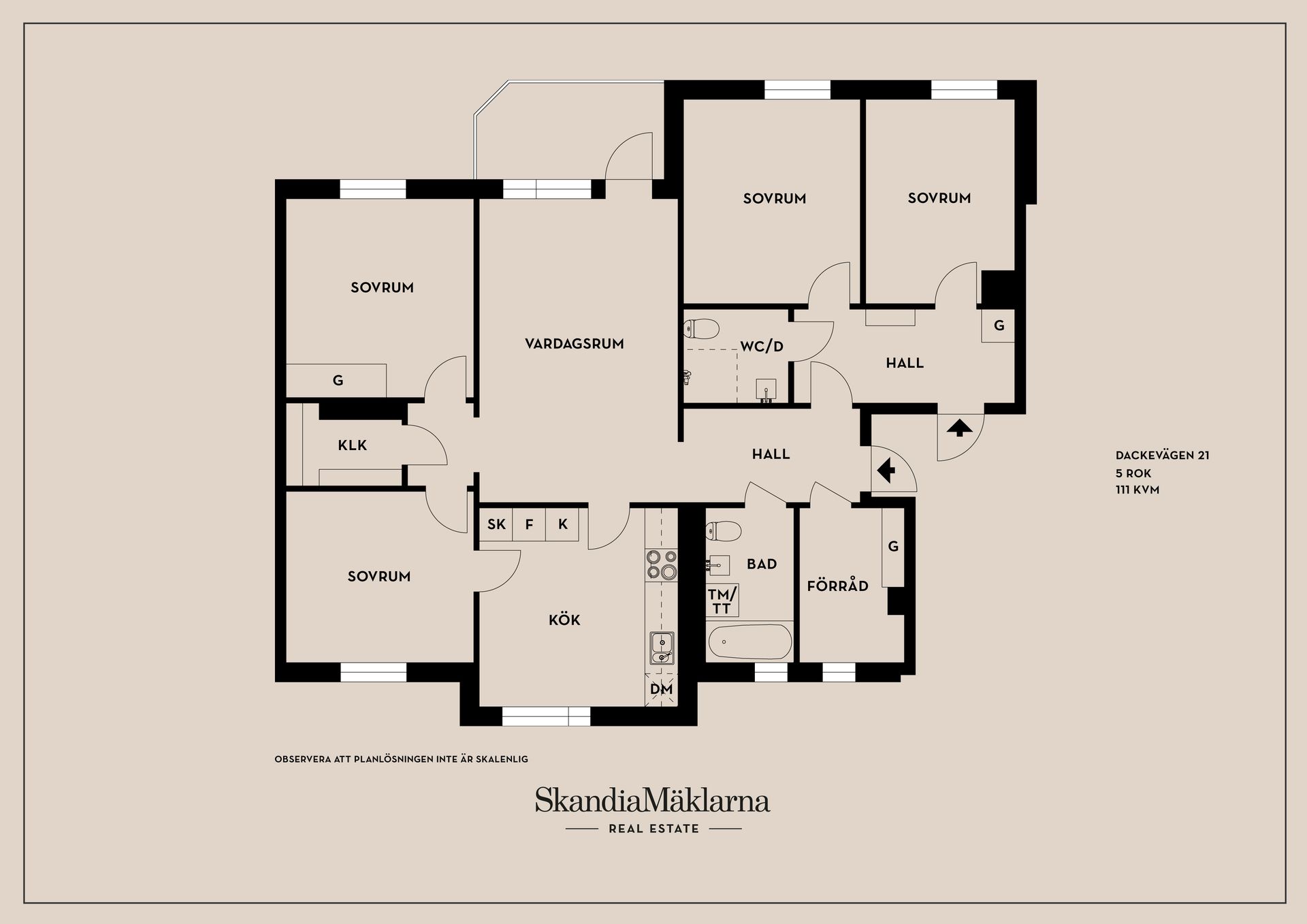 Bostadsrätt, Dackevägen 21, Jakobsberg, Järfälla