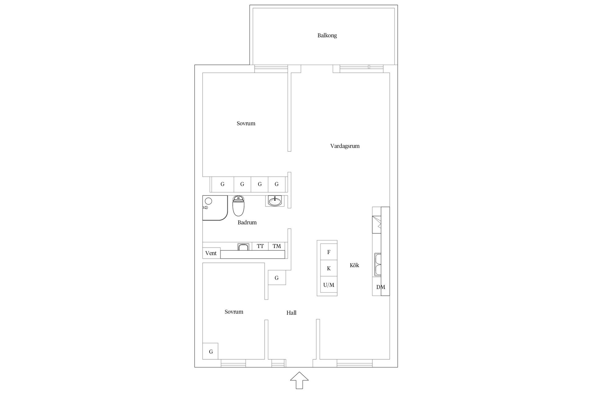 Bostadsrätt, Maja-Lisa Grönbergs väg 7D, Skegrie, Trelleborg