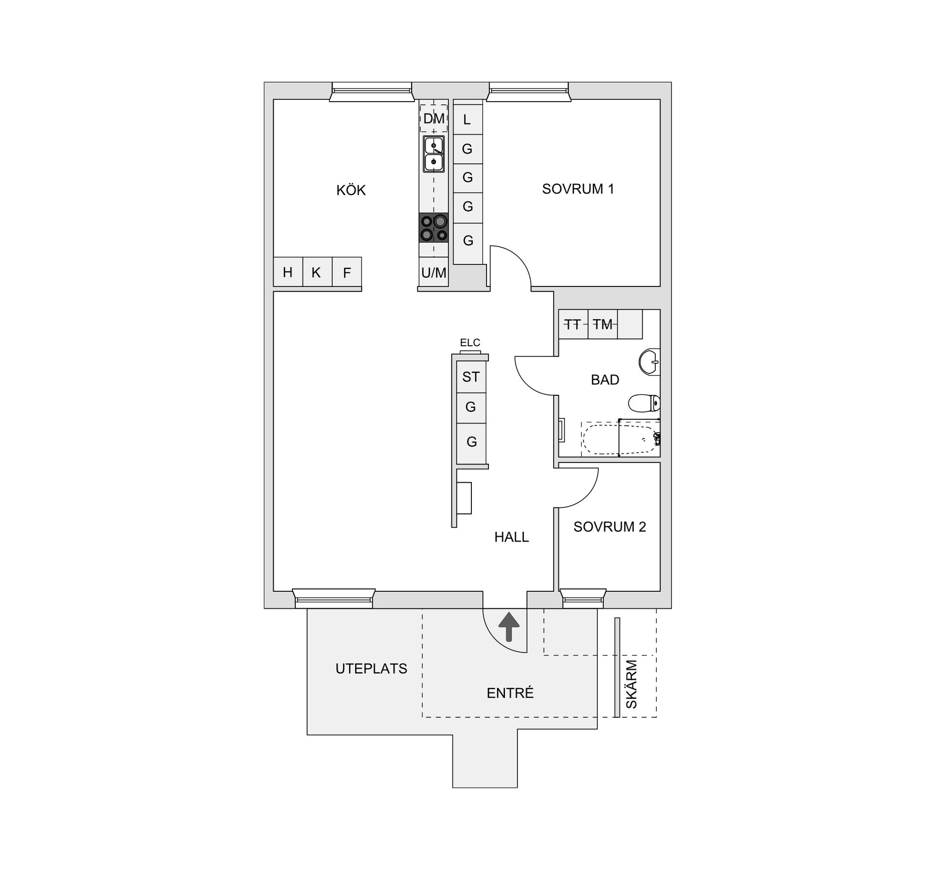 Bostadsrätt, Stadsängsgatan 12B, Sigtuna- Sigtuna Stadsängar, Sigtuna