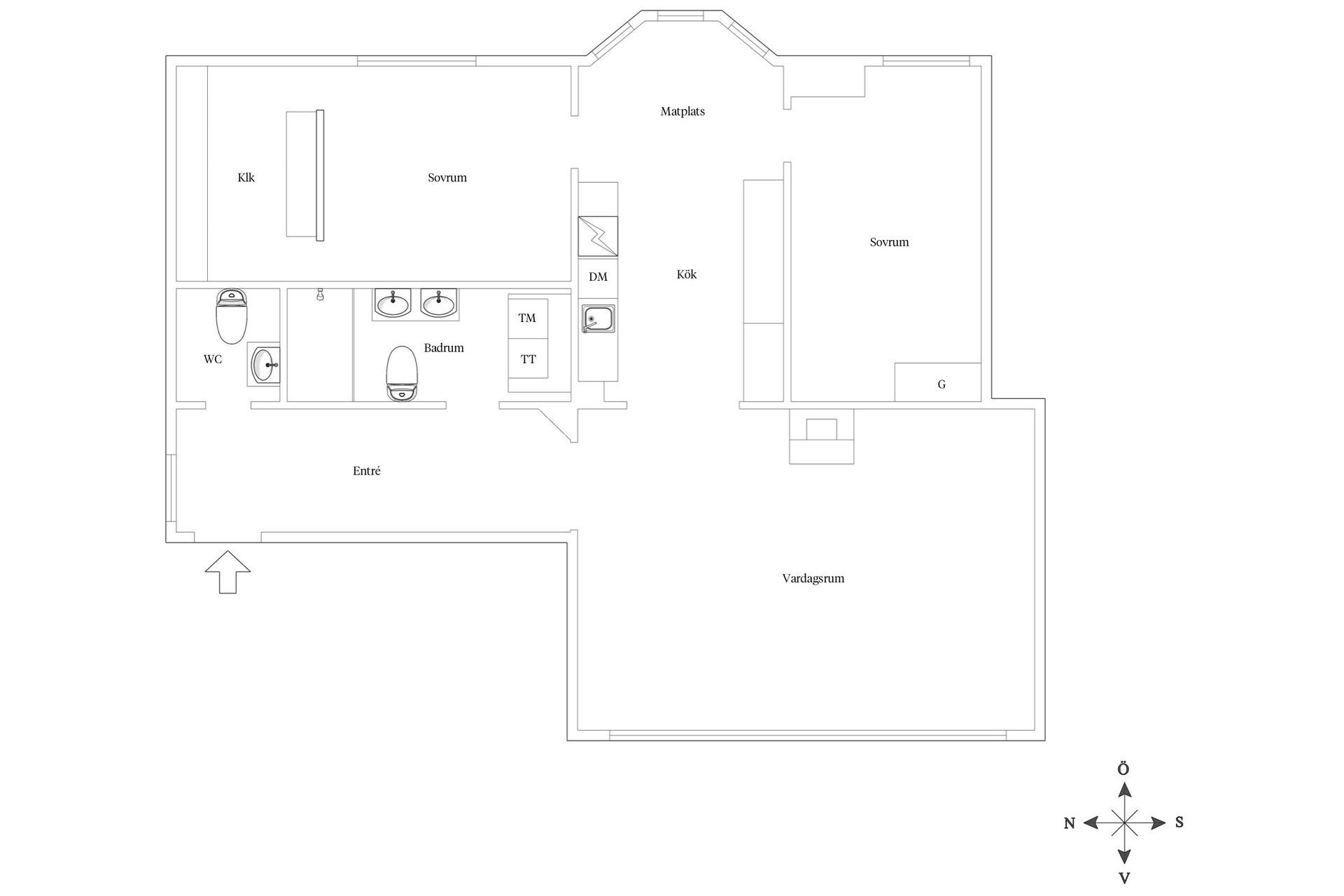 Bostadsrätt, Sturegatan 56A, Villastaden , Borås