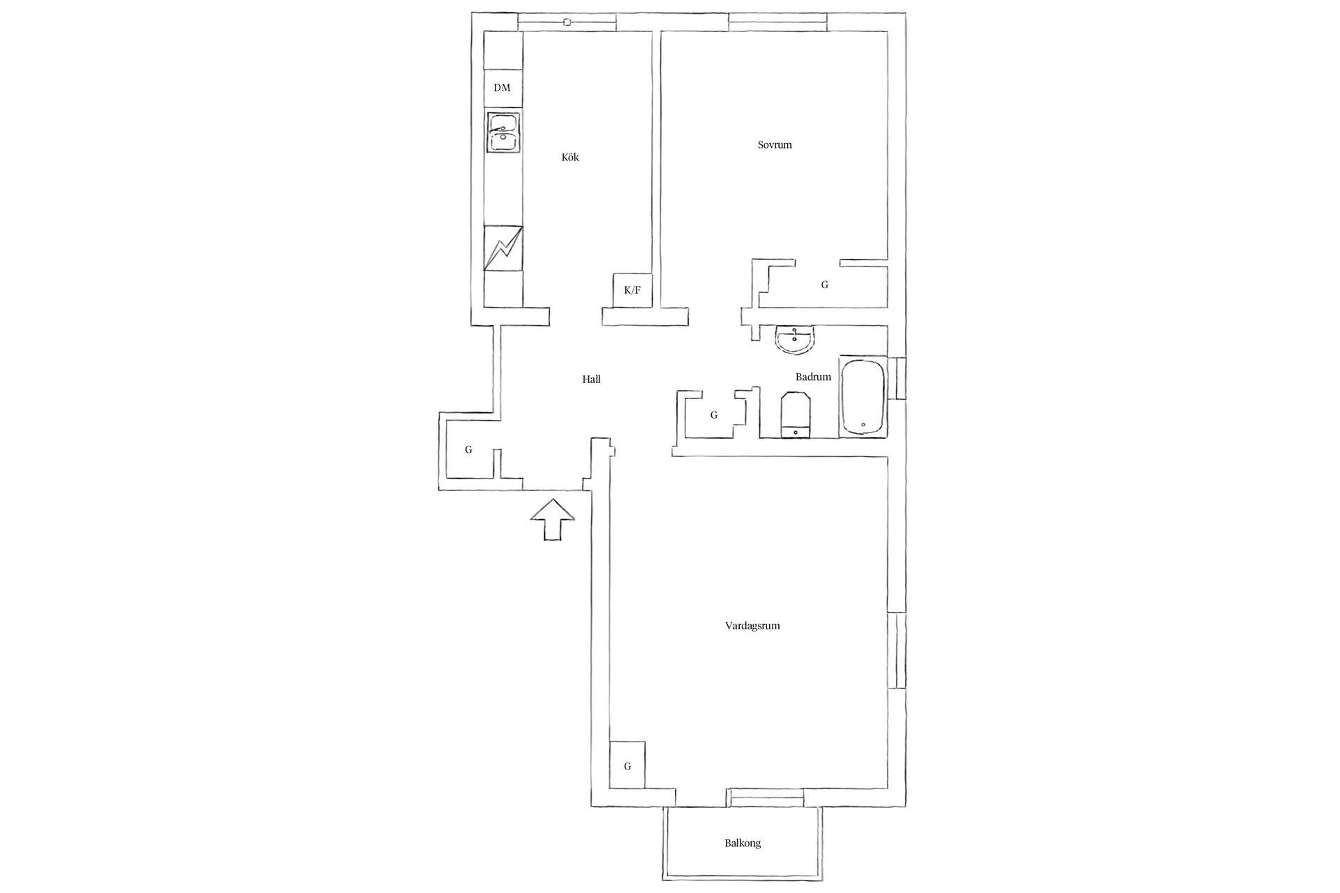 Bostadsrätt, Fridhemsgatan 29A, Majorna - Sandarna, Göteborg