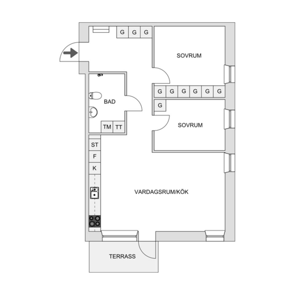 Bostadsrätt, Stora pölsans väg 2B, Torslanda - Hjuvik, Göteborg