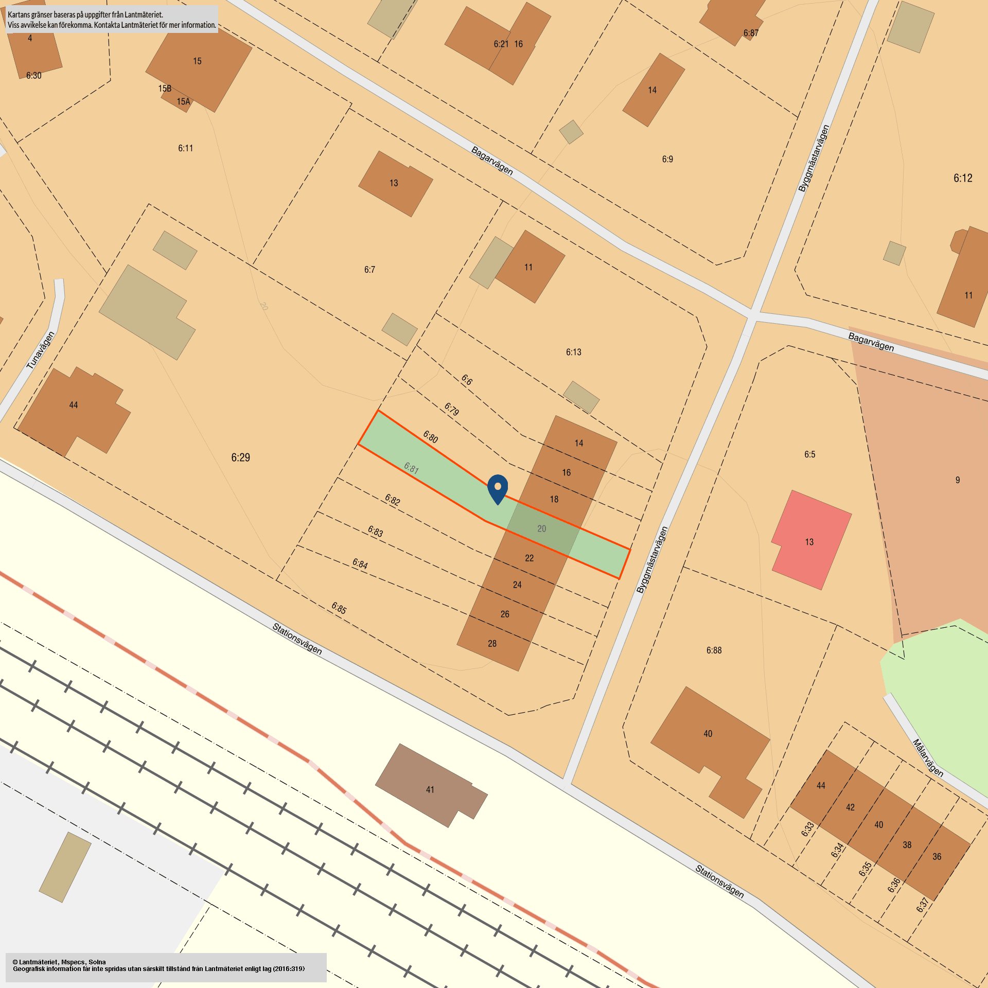 Radhus, Byggmästarvägen 20, Bro - Gamla Bro, Upplands-Bro