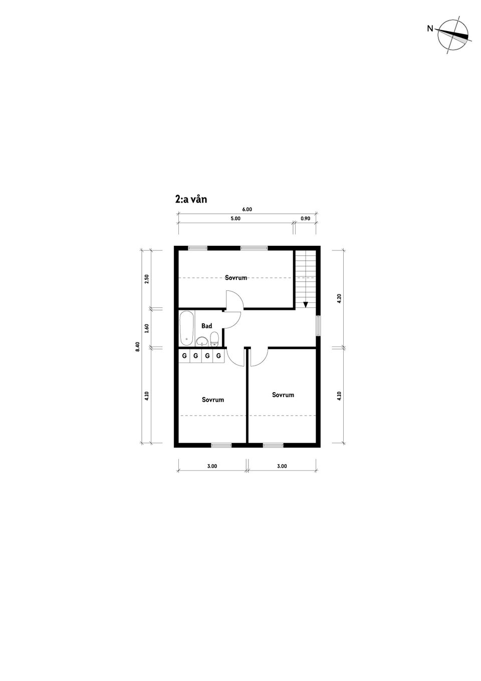 Radhus, Åsa Bäckväg 77A, Åsa tätort, Kungsbacka