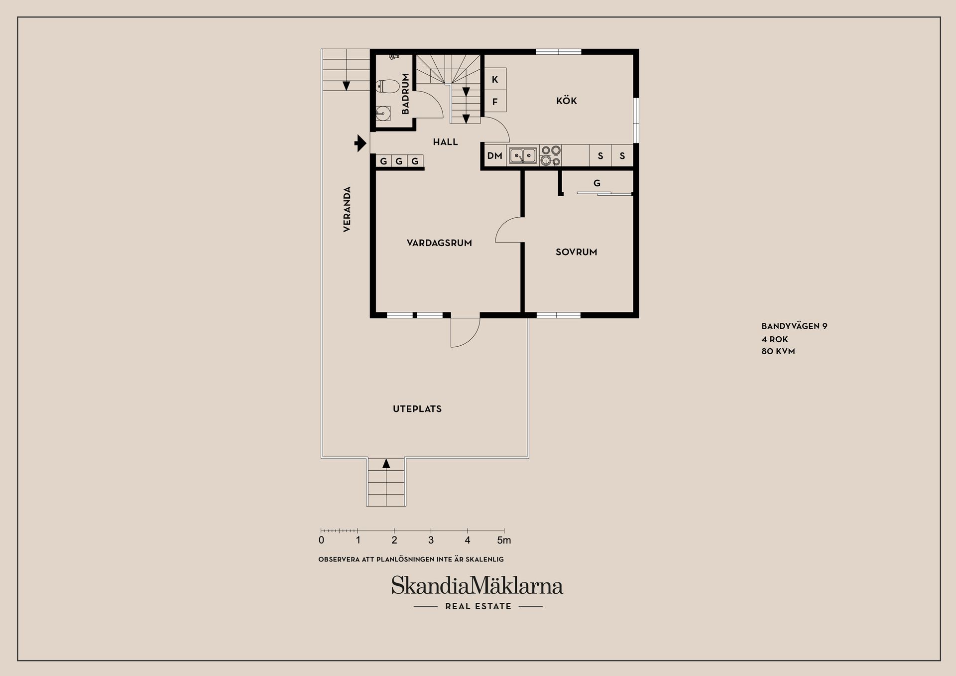 Villa, Bandyvägen 9, Surte, Ale
