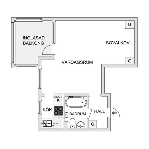 Bostadsrätt, Stinsgatan 10, Viken, Karlstad