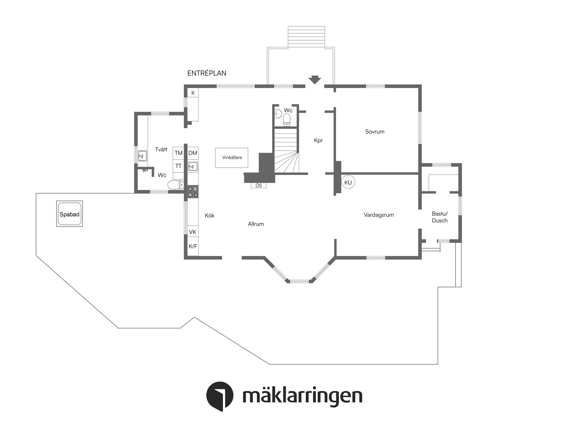 Villa, Parkslingan 5, Ekerö Gällstaö, Ekerö