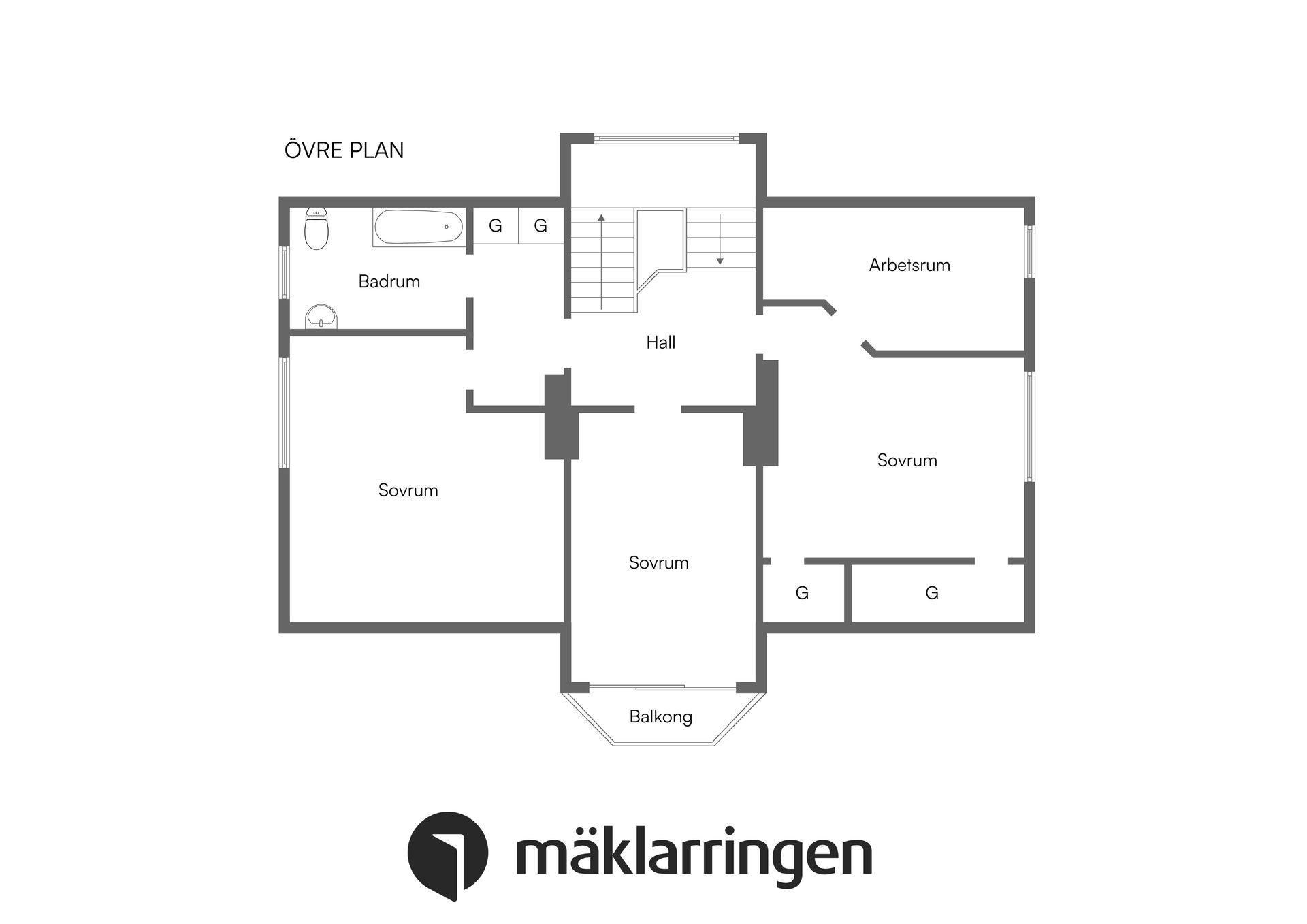 Villa, Parkslingan 5, Ekerö Gällstaö, Ekerö