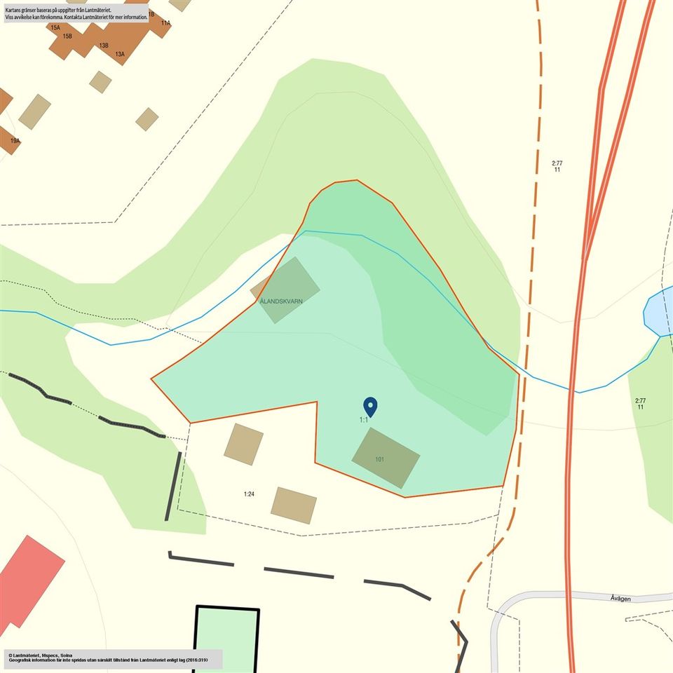 Villa, Älandskvarn 101, Älandsbro, Härnösand