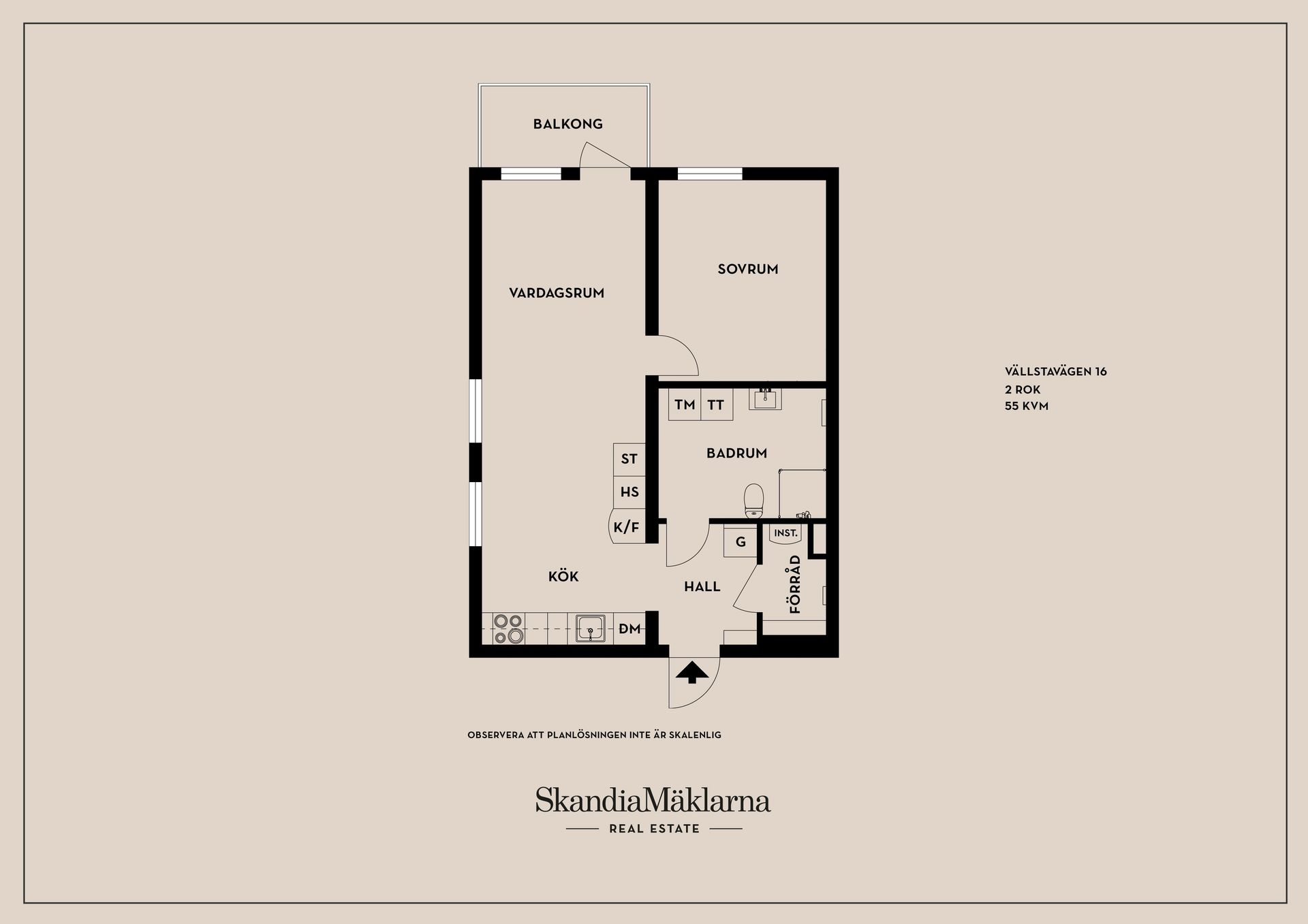 Bostadsrätt, Vällstavägen 16, Eds Allé, Upplands Väsby