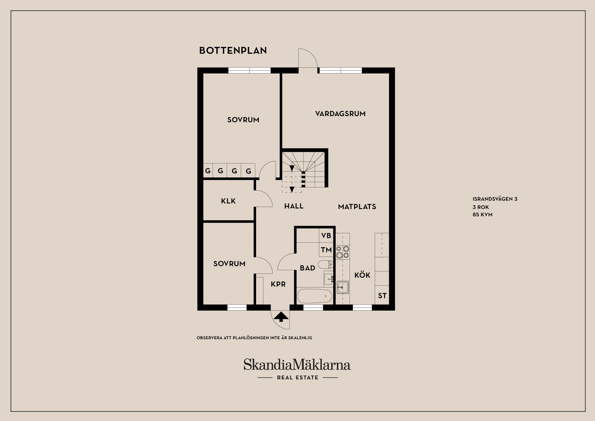 Radhus, Israndsvägen 3, Slomarp, Mjölby