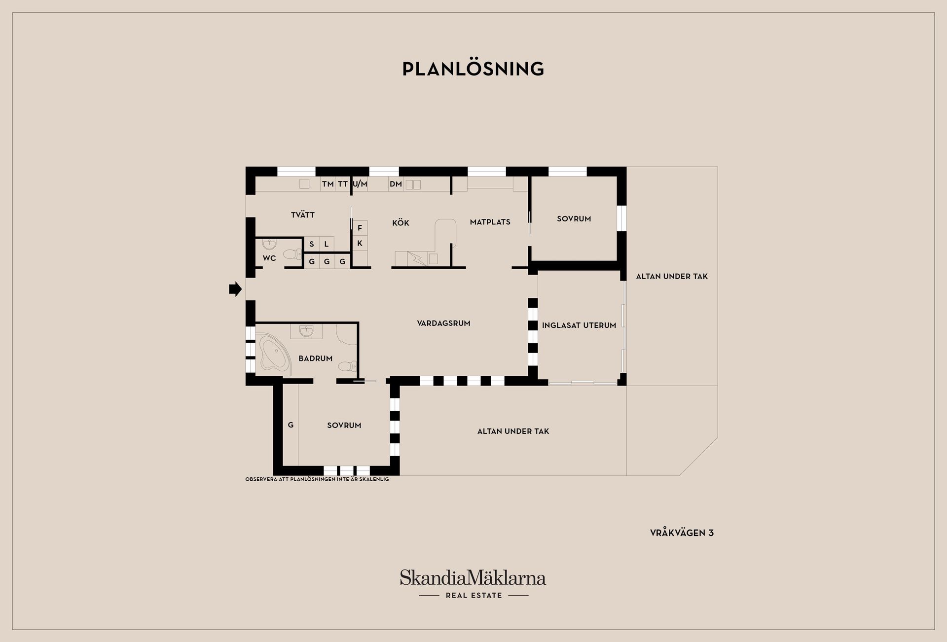 Villa, Vråkvägen 3, Ängsholmen, Eskilstuna