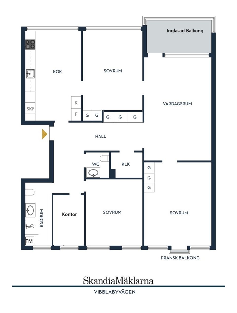 Bostadsrätt, Vibblabyvägen 14, Jakobaberg, Järfälla
