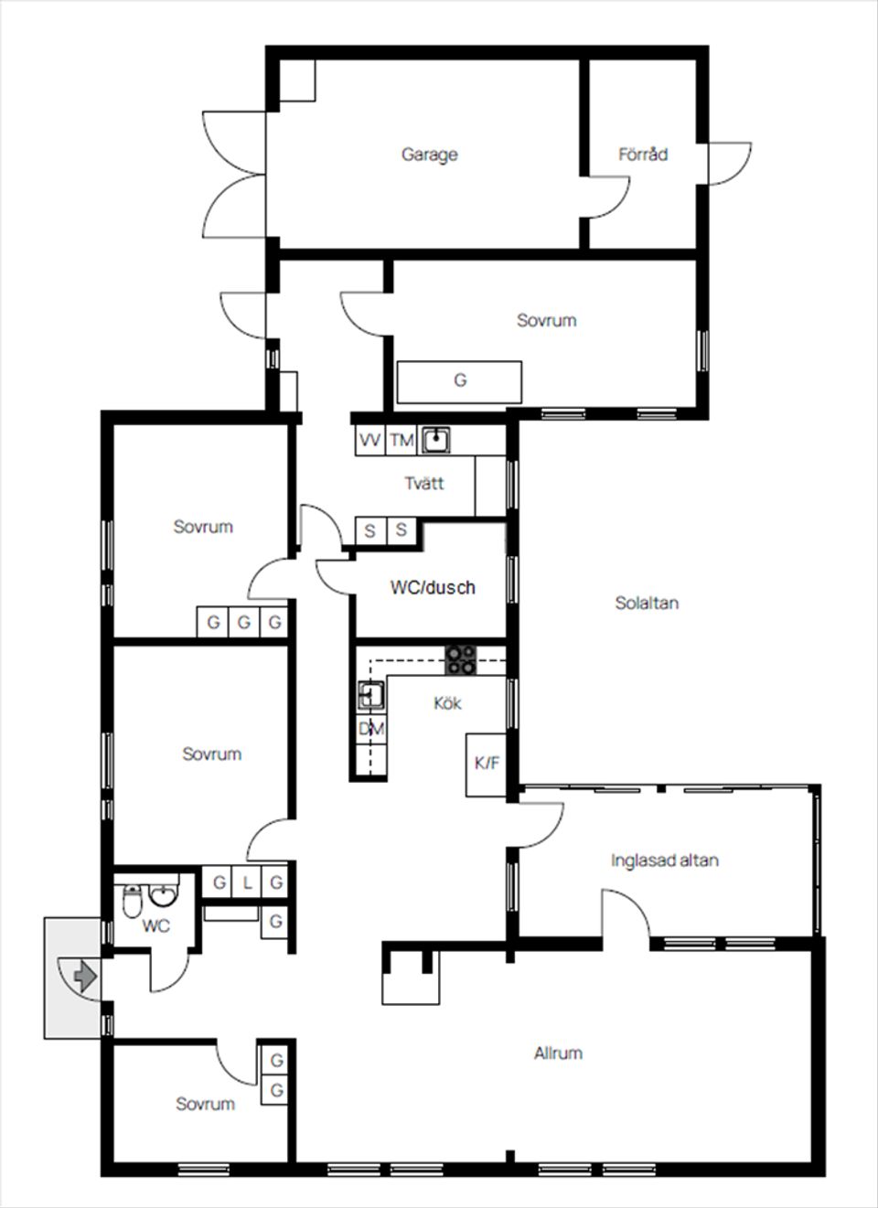 Villa, Liljevägen 6, Bäckseda, Vetlanda
