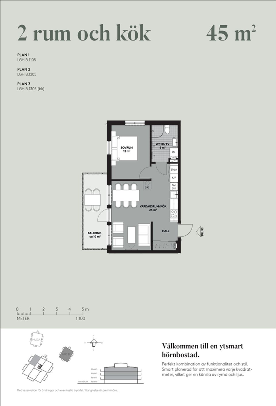 Bostadsrätt, Målarvägen 3, Lgh B1205, Bålbroskogen, Norrtälje