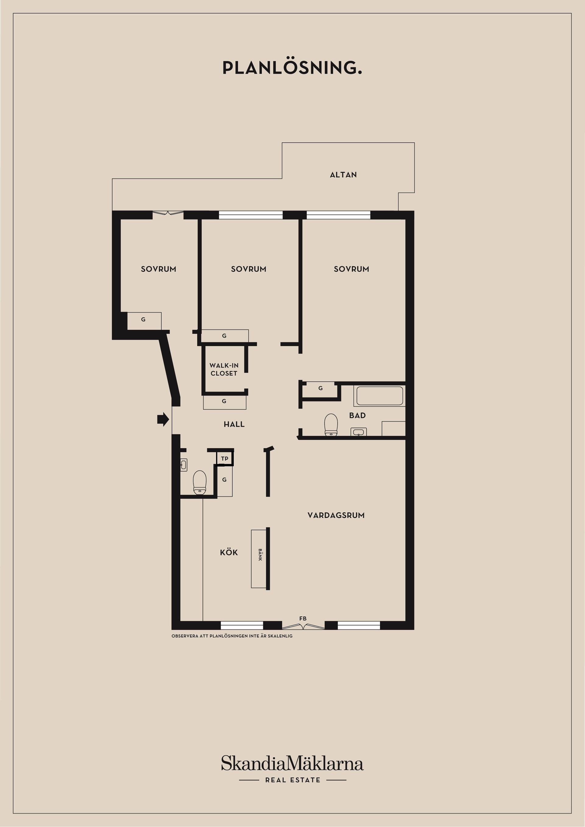 Bostadsrätt, Kammakargatan 46, 2 tr, Vasastan -  Norrmalm, Stockholm