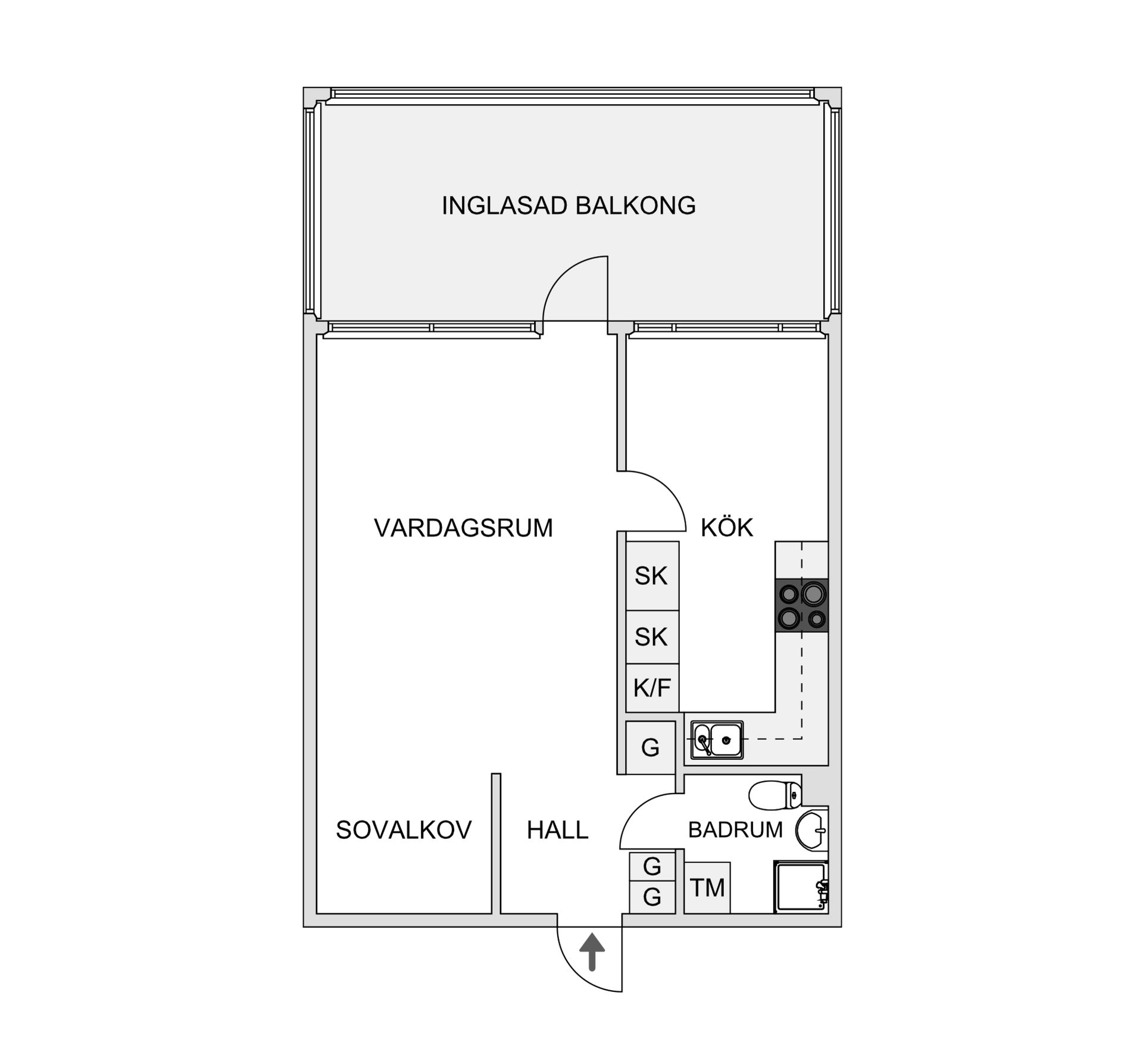 Bostadsrätt, Myntgatan 81, Moröhöjden, Skellefteå