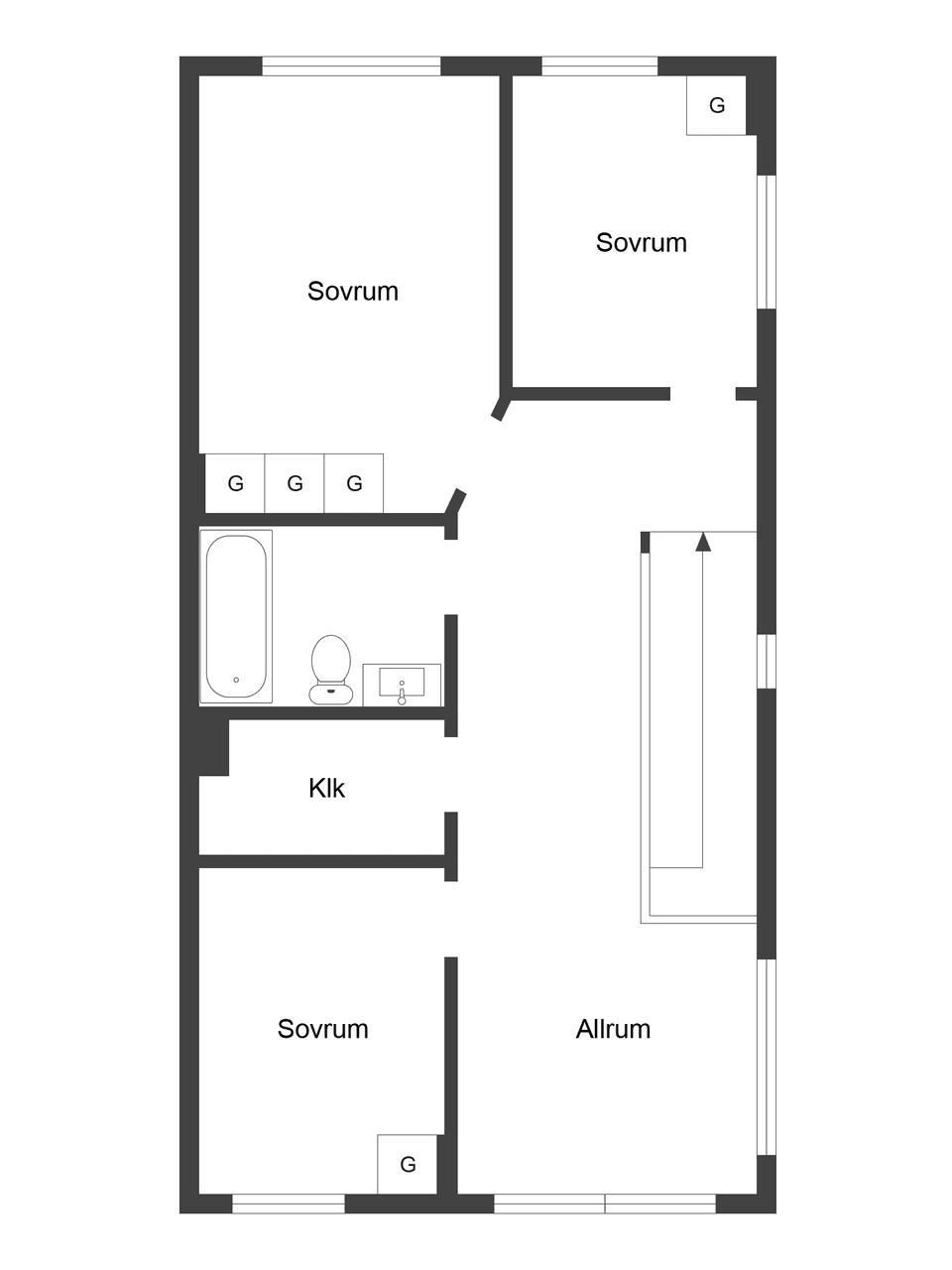 Bostadsrätt, Radhus, Anna Särströms gata 11F, Sandtorp, Norrköping