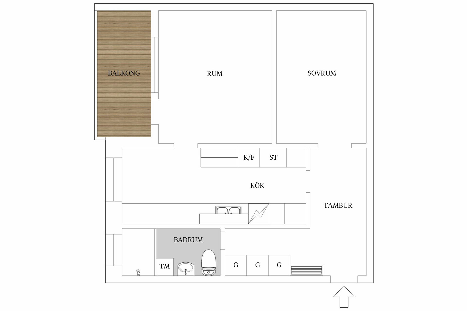 Bostadsrätt, Barometergatan 25, Länsmansgården, Göteborg